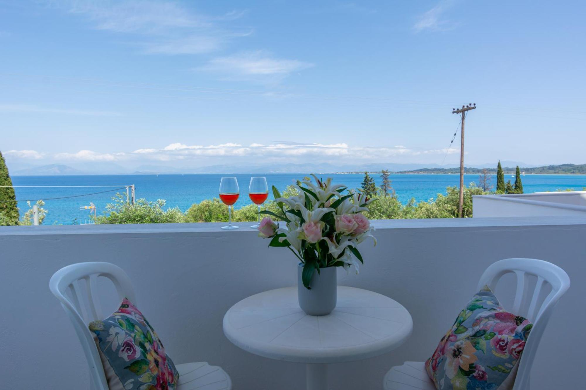 Corfu Aquamarine Apart otel Notos Dış mekan fotoğraf